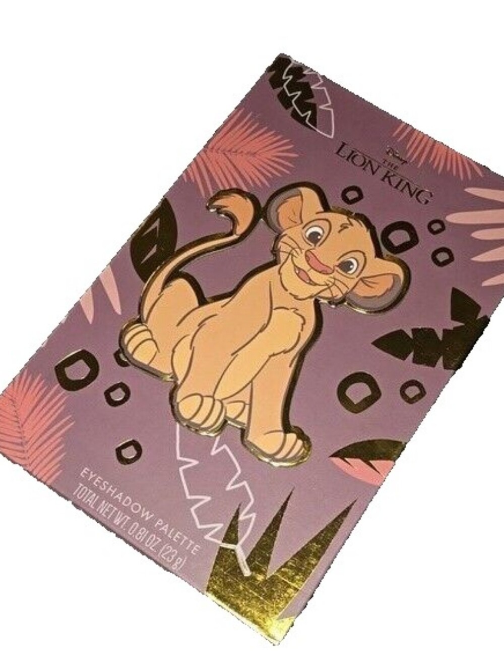 Disney The Lion King Eyeshadow Palette - Purple Pink Gold Accents